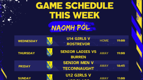 Game Schedule 01//04/25