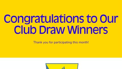 April Club Draw Winners